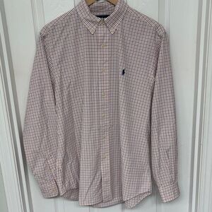 Ralph Lauren Red and Blue Checkered Shirt Size Large